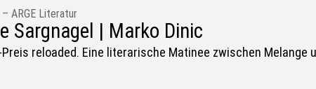 Krilit16 | Stefanie Sargnagel und Marko Dinić:...